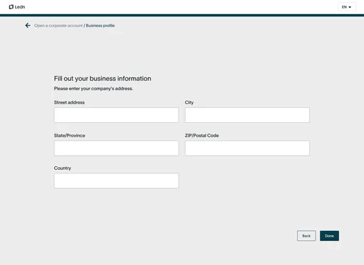 Progressive step business profile